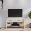 TV Cabinet White 32.3"x15"x17.7" Engineered Wood