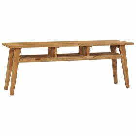 TV Cabinet 47.2"x13.8"x17.7" Solid Teak Wood