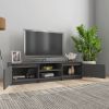 TV Cabinet Gray 55.1"x15.7"x14" Engineered Wood