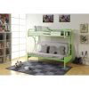 ACME Eclipse Bunk Bed (Twin/Full/Futon) in Green 02091GR