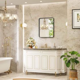 Bathroom Mirror Vanity Mirror for Wall,Aluminum Alloy Framed Wall Mirror Farmhouse,36"√ó24"