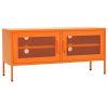 TV Cabinet Orange 41.3"x13.8"x19.7" Steel