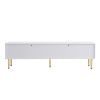 TV Stand for TVs up to 80'', Entertainment Center with Multifunctional Storage Space, TV Cabinet with 2 Drawers, Media Console for Living Room, Bedroo
