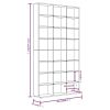 CD Cabinet Brown Oak 40.2"x9.1"x69.9" Engineered Wood