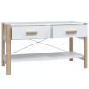 TV Cabinet White 32.3"x15"x17.7" Engineered Wood