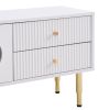 TV Stand for TVs up to 80'', Entertainment Center with Multifunctional Storage Space, TV Cabinet with 2 Drawers, Media Console for Living Room, Bedroo