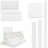 CRAZY ELF 30" x 80" "T" Style Wood Primed Standard Door Slab, DIY Unfinished Solid Wood Paneled Door, Interior Single Door Slab, Pre-Drilled Ready to