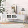 TV Stand for TVs up to 80'', Entertainment Center with Multifunctional Storage Space, TV Cabinet with 2 Drawers, Media Console for Living Room, Bedroo