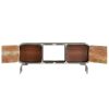 TV Cabinet Multicolor 43.3"x11.8"x16.5" Solid Wood Reclaimed