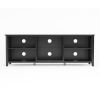 TV Stand Storage Media Console Entertainment Center,Tradition Black,wihout drawer