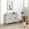 Kitchen Buffet Cabinet Gray