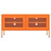 TV Cabinet Orange 41.3"x13.8"x19.7" Steel