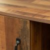 TV Media Stand, 60 inch Wide , Modern Industrial, Living Room Entertainment Center, Storage Shelves and Cabinets, for Flat Screen TVs up to 65 inches
