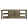 ACME Abiram TV Stand in Rustic Oak Finish LV01000