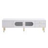 TV Stand for TVs up to 80'', Entertainment Center with Multifunctional Storage Space, TV Cabinet with 2 Drawers, Media Console for Living Room, Bedroo