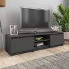 TV Cabinet Gray 55.1"x15.7"x14" Engineered Wood