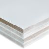 CRAZY ELF 30" x 80" "T" Style Wood Primed Standard Door Slab, DIY Unfinished Solid Wood Paneled Door, Interior Single Door Slab, Pre-Drilled Ready to