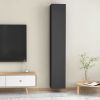 TV Cabinets 2 pcs Gray 12"x11.8"x35.4" Engineered Wood