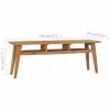 TV Cabinet 47.2"x13.8"x17.7" Solid Teak Wood