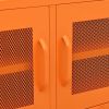 TV Cabinet Orange 41.3"x13.8"x19.7" Steel