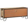 TV Cabinet 43.3"x12.2"x18.1" Rough Mango Wood