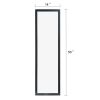 Full Length Mirror Wall Mirror Door Mirror Full Body Mirror Explosion-Proof Wall Mounted Hanging Mirror for Dorm with Rectangular Float Framed for Roo