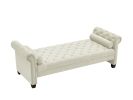 2038 Rectangular Large Sofa Stool for Living Room